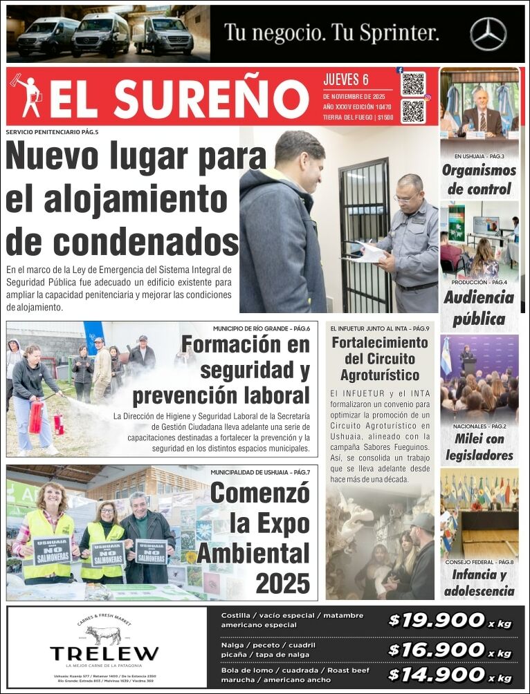 Evolucion Streaming | ROS 24 - Tapa del diario El Sureño