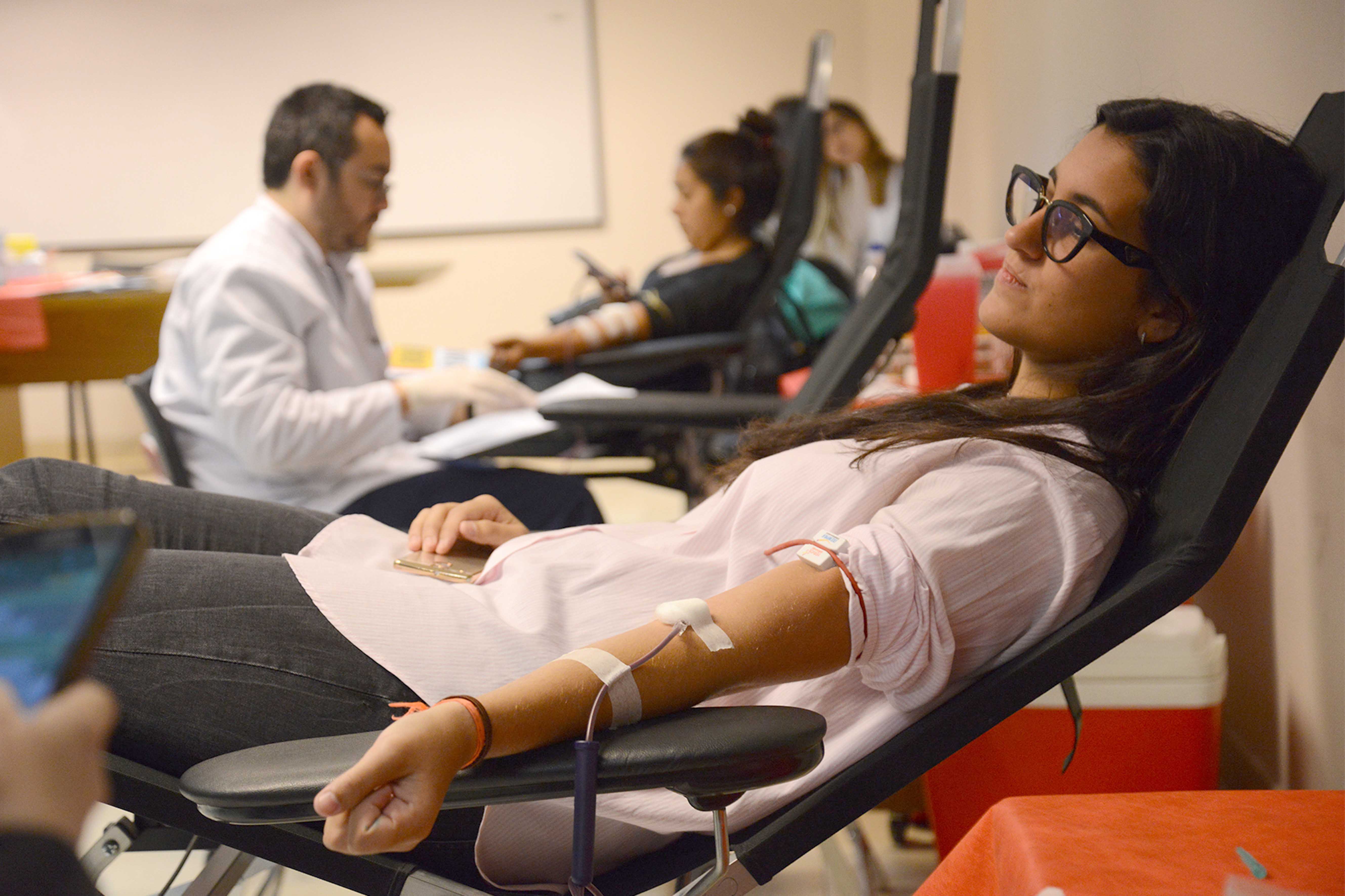 Nueva jornada de donación de sangre en el Edificio de la ex-Aduana.